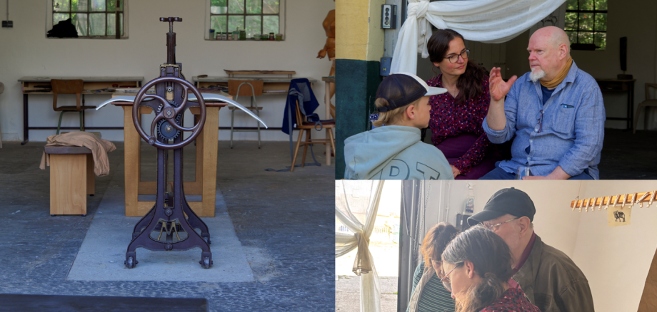 Successful opening of the new printmaking studio at the Schönberg Manor