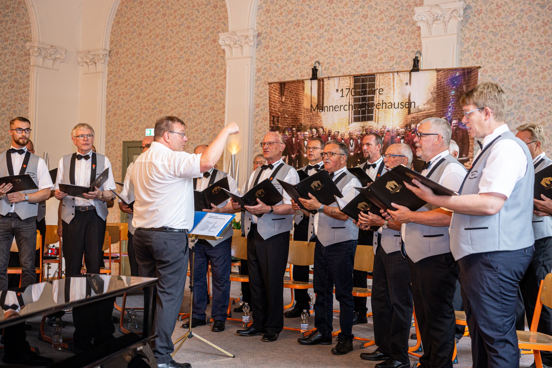 The Seehausen Men's Choir at the gala concert celebrating its 170th anniversary