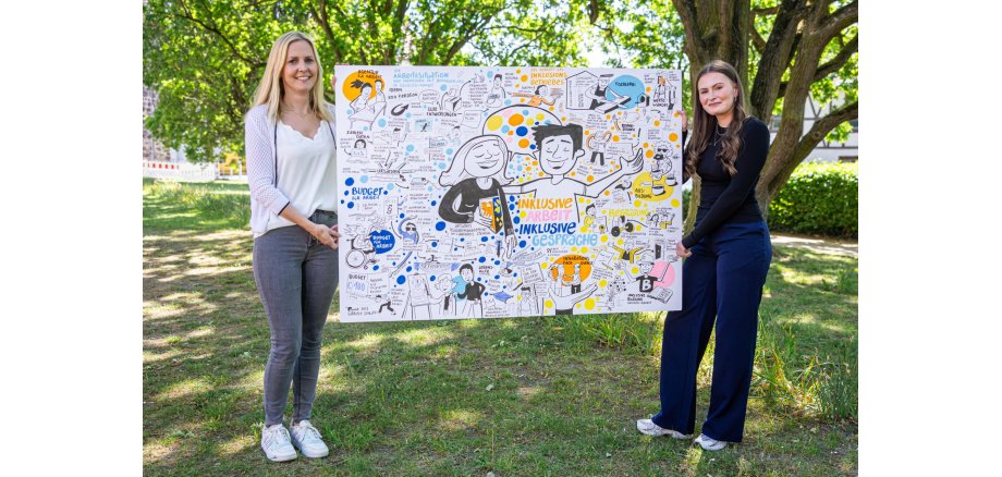 The participation managers in the district of Stendal: Johanna Michelis (left) and Vanessa Böttcher