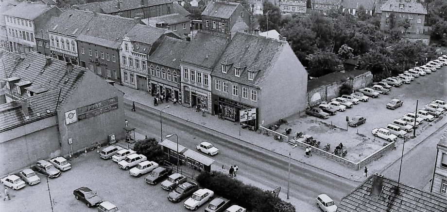 A view of Osterburg in the 1980s, photographed from the church tower A view of Osterburg in the 1980s, photographed from the church tower