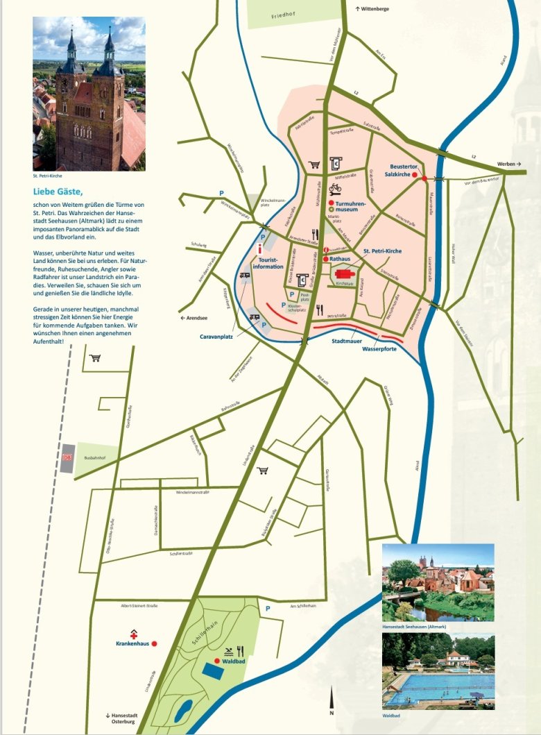 Übersichtskarte Hansestadt Seehausen (Altmark) Übersichtskarte Hansestadt Seehausen (Altmark)