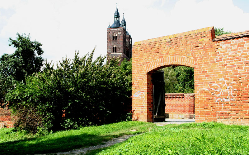 Wasserpforte in der Seehäuser Stadtmauer