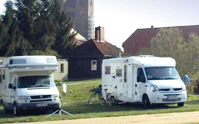 Caravan-Stellplatz Seehausen im Grünen