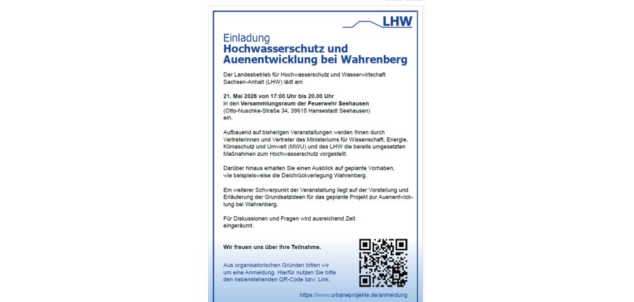 Einladung LHW