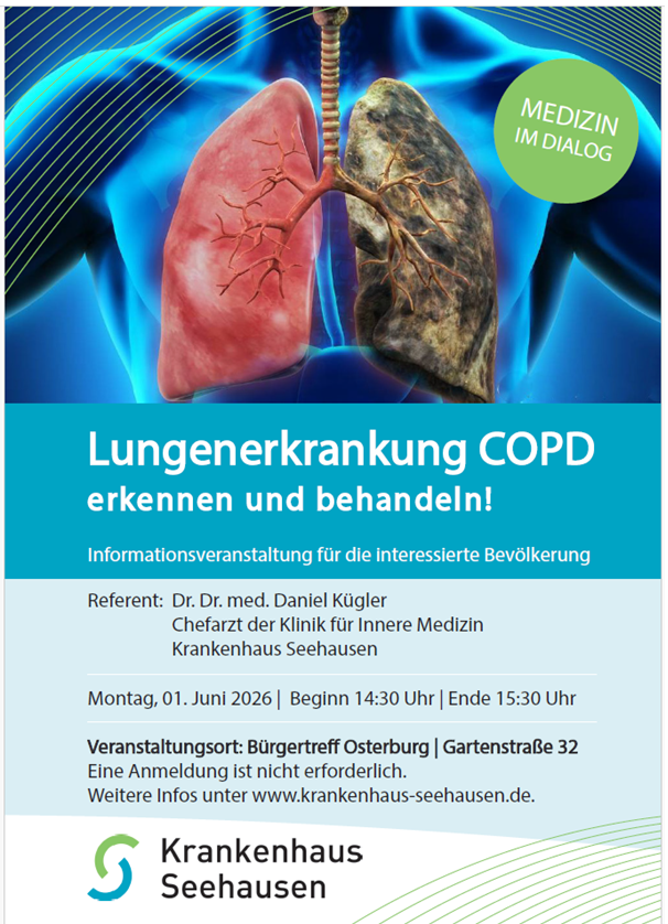 Plakat zum Vortrag COPD