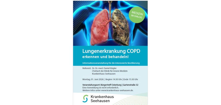 Plakat zum Vortrag COPD