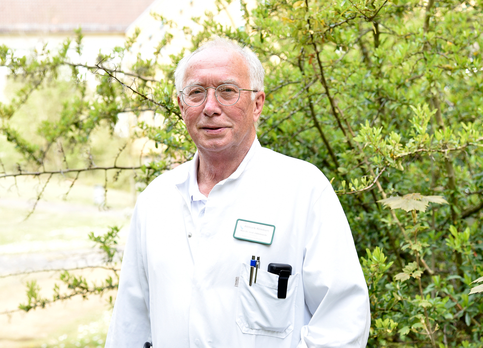 PD Dr. med. Helmut Jablonowski, Chefarzt der Klinik für Innere Medizin im Krankenhaus Seehausen