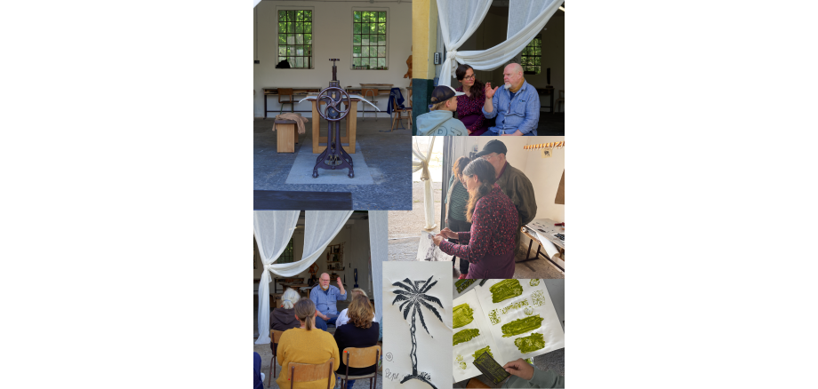 Erfolgreiche Eröffnung des neuen Druckgrafik-Ateliers auf dem Rittergut Schönberg Erfolgreiche Eröffnung des neuen Druckgrafik-Ateliers auf dem Rittergut Schönberg