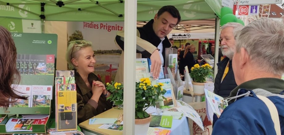 Infostand der Verbandsgemeinde Seehausen